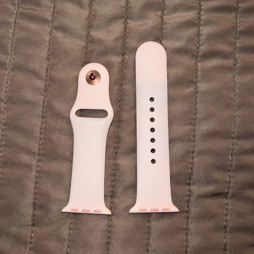 Pink Silicone Smartwatch Band